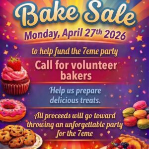 Donation for the 7th Grade Party