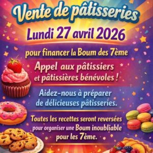 Don pour la Boum des 7èmes